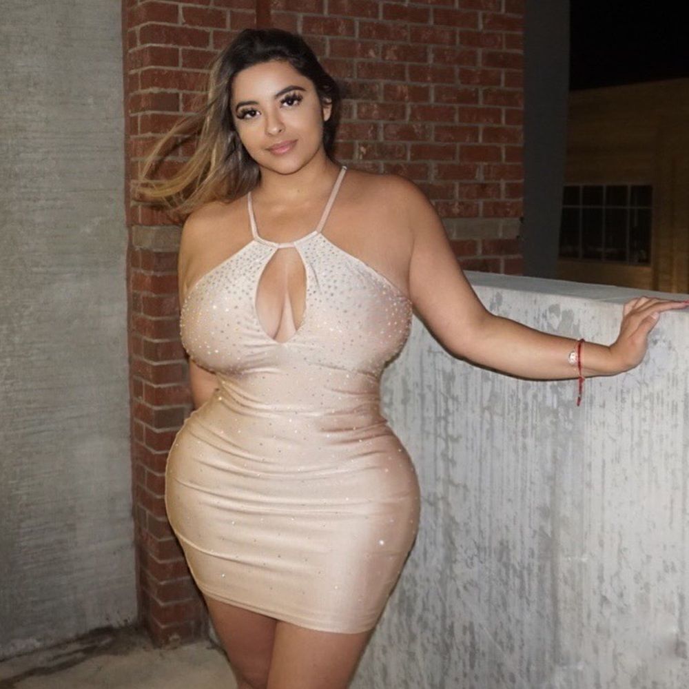 FN Blow You Away Rhinestone Mini Dress